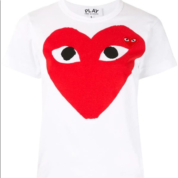 heart print logo patch T-shirt - Picture 3 of 4